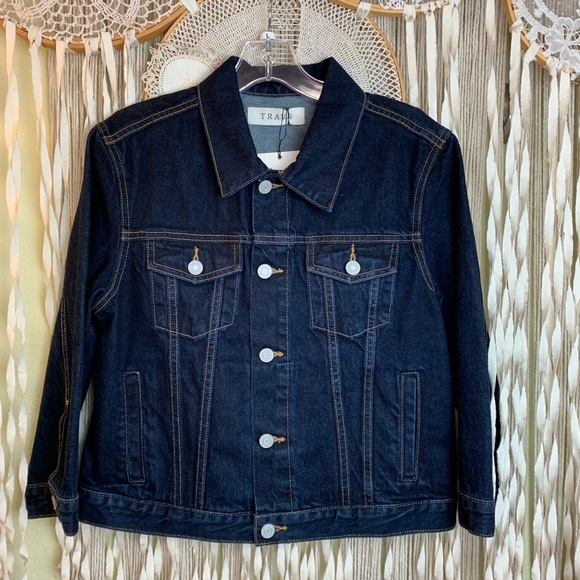 SOLD TRAVE NWT Zoey Blue Denim Jean Jacket - Picture 7 of 8